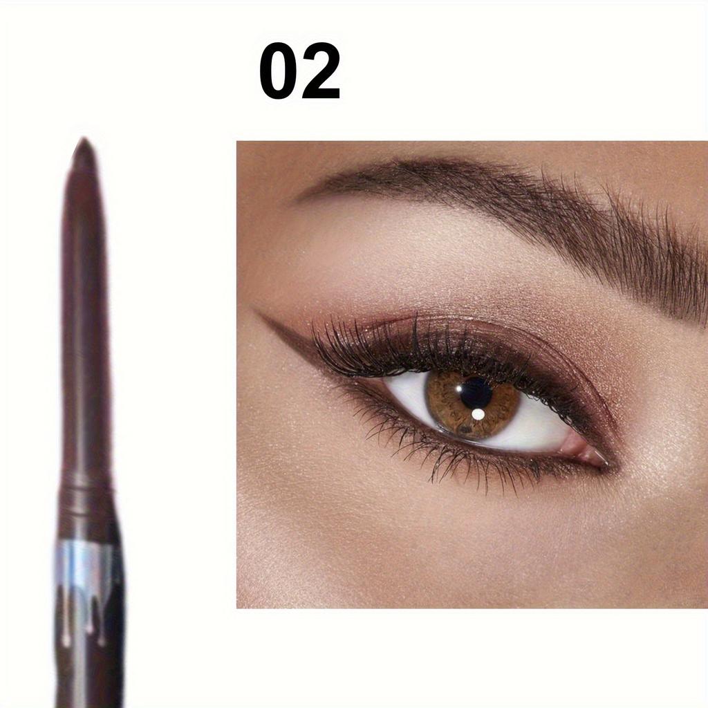 Ultra Fine Matte Gel Pencil Eyeliner in Waterproof Black and Brown, Designed for A Natural, Smooth End That Dries Quickly and Resists Smudging