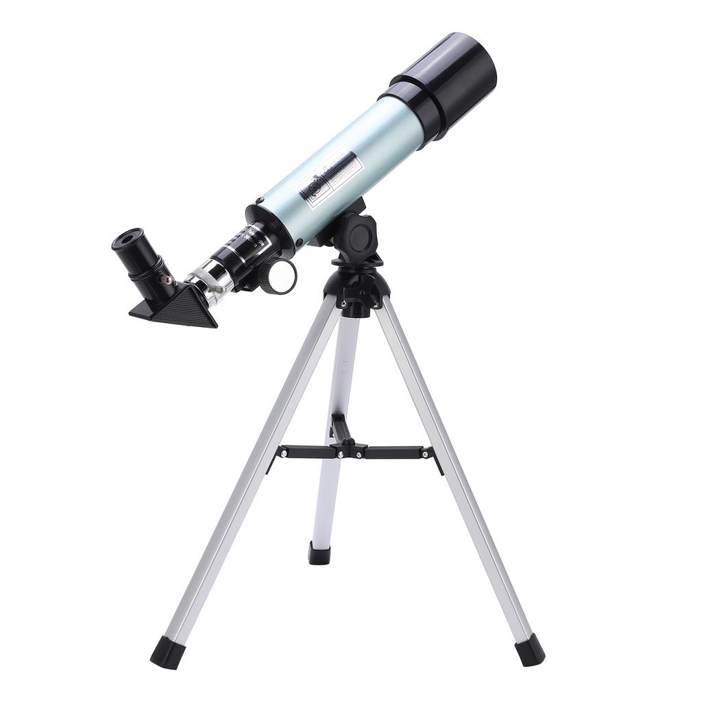 Teleskop für Kinder und Anfänger Tragbares Refraktorteleskop 90-fache Vergrößerung mit Stativ und