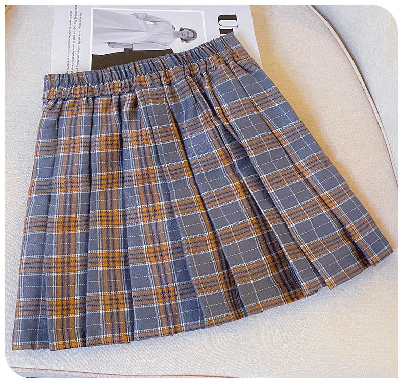 Dívčí jarní/podzimní školní uniforma JK uniforma – dvoudílná s krátkou sukní