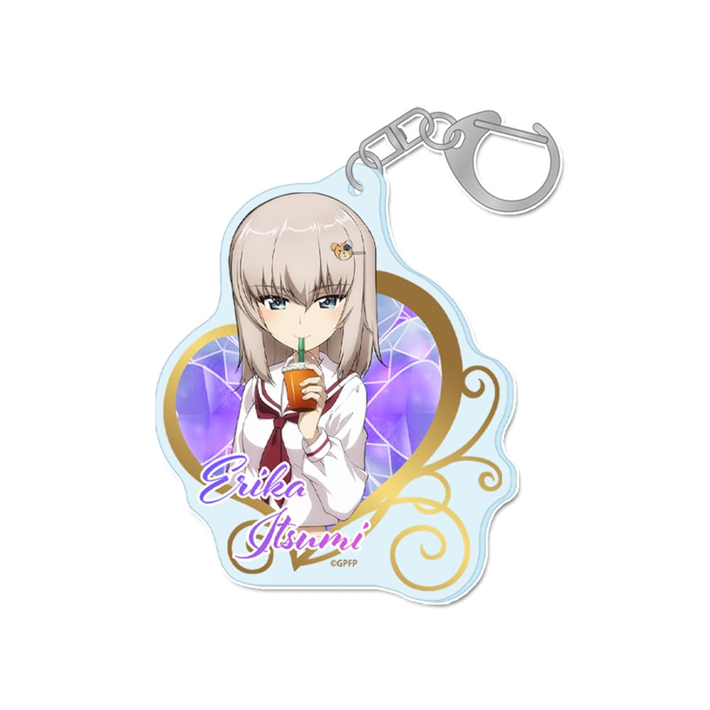 Girls und Panzer Final Chapter Original Illustration Acrylic Keychain Gal Uniform [Erika Itsumi] - Ver.