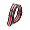 Black Nylon & Canvas Watch Strap with Vacuum-Plated Buckle