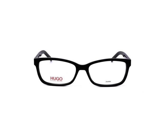 Lunettes de Vue Hugo HG 1016 53/16/145 OIT BLACK RED ACETATE WOMAN HUG FRAME HG 1016 OIT 53 16 145