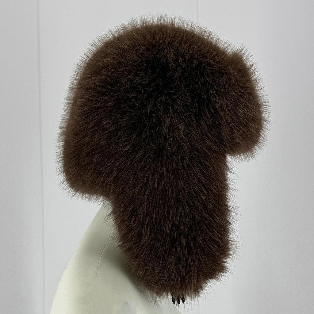 Uomo Donna Inverno Cappello da Trapper Cappello da Pilota Unisex Caldo Pelliccia Sintetica Protezione Orecchie Antivento Cappellino da Trooper Bomber