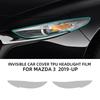 TPU Car Headlight Protective Film For Mazda 3 6 Atenza 2018 2019-2026 Transport & Smoke Anti-Scratch Auto External Accessories