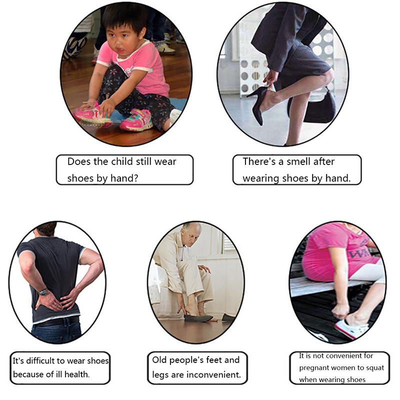 1ks Dřevěný Botník Přenosná řemeslná obuv Příslušenství Masivní Dřevěná lžíce na boty