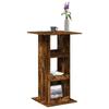 VidaXL Bar Table with Storage Smoked Oak Engineered Wood, Pub Table, High Table, Bar Stool Table, Table 854332