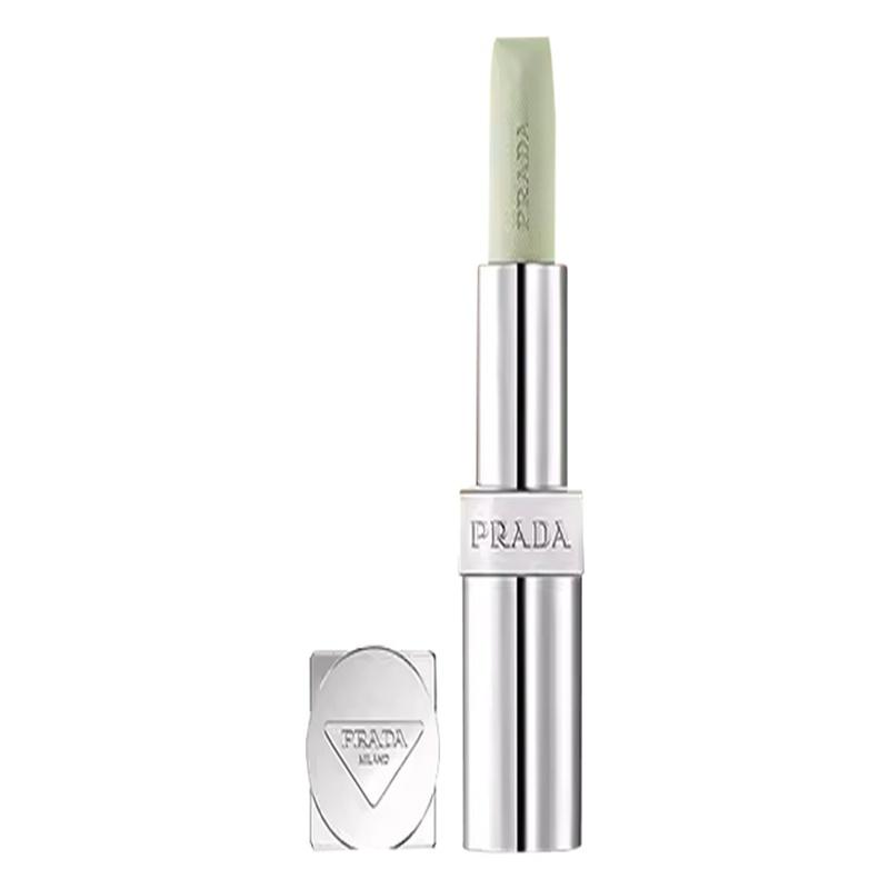 Prada lip balm Translucent Lipstick Series Lipstick Smartly Moisturizes Original Translucent Pink Lips U000 green transparent matte without gift box