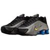 Nike Tênis Masculino Shox R4 Brasil Preto Canário-Metálico-Chumbo-Azul Claro-Foto-Branco IO8134-001