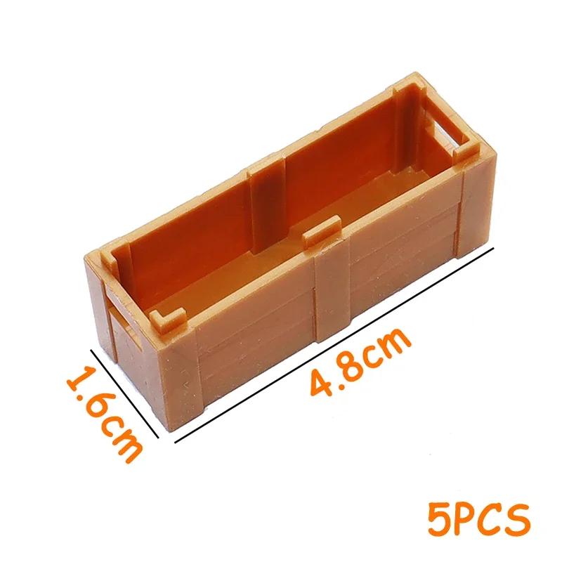 Non-Toxic Moc Bricks City Figure Container Accessories Crate Food Barrel Box Treasure Chest Building Block Toys Technical Parts 4739 30150