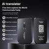 A18 BT5.0 AI Magnetic Translator Rechargeable Ultra-Thin Real-Time Translator Simultaneous 138 Languages for Business Meeting