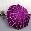 1pc Spider Web Automatic Open/close Umbrella, 8-Rib sturdy structure, Auto Folding/Opening, Portable Travel Umbrella for Women,077