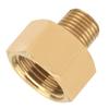 Brass Pipe Fitting Adapter for Pressure Gauge 1Celsius4  BSPT Male to 1Celsius4  NPT Female