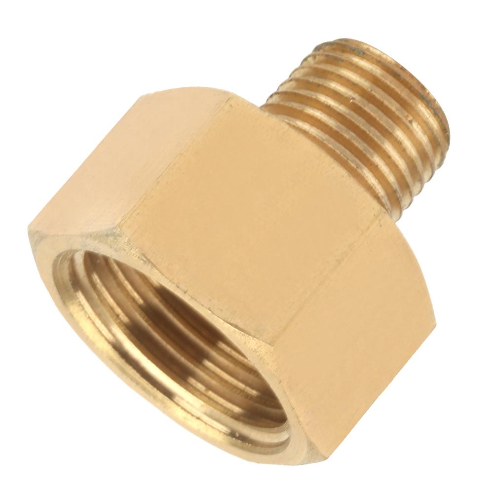 Brass Pipe Fitting Adapter for Pressure Gauge 1Celsius4  BSPT Male to 1Celsius4  NPT Female
