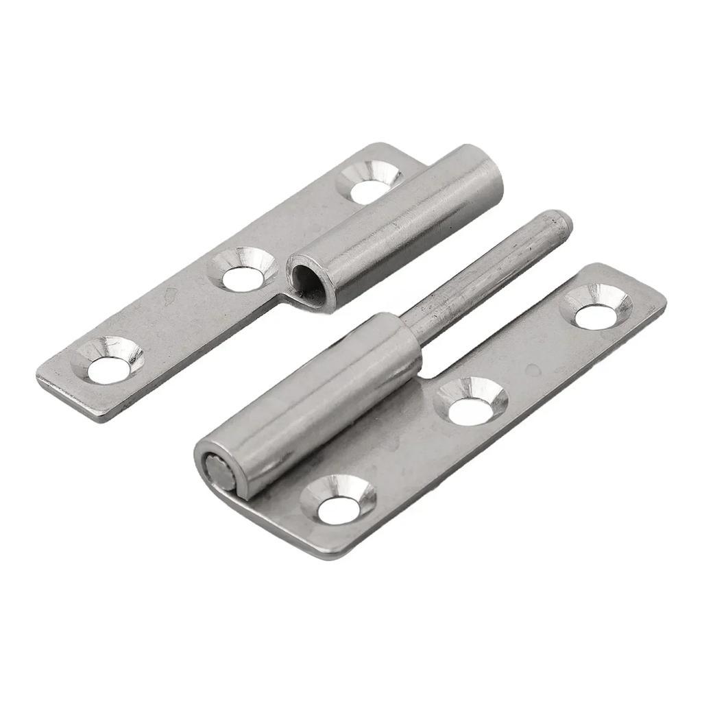 Lift Off Hinge Stainless Steel Flag Shape Detachable Hinge Removable Small Slip Joint Hinge Furniture Hardware Accessories
