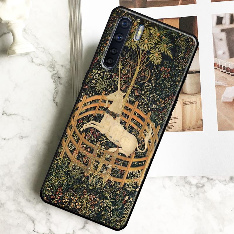 Renaissance Art Painting Case For Oppo A18 A38 A58 A78 A98 A40 A60 A80 A16 A76 A96 A15 A17 A77 A74 A94 A54 A57S Cover