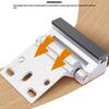 Door Buckle High Hardness 800lbs Force Resistance Thick Aluminum Alloy Anti-theft Easy To Install Buckle Safety Door Lock