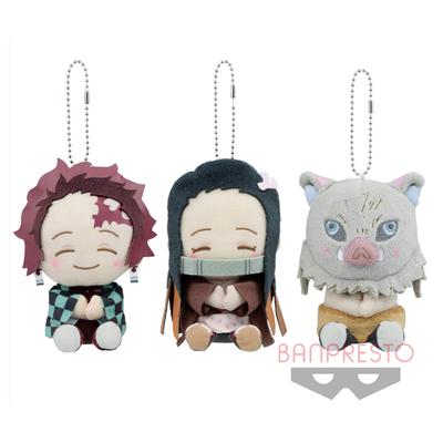 BANPRESTO Demon Kimetsu No Yaiba Demon Kimetsu No Yaiba Pofutto Plush Toy Part 1 All 3 Types Set Tanjiro Kamado Nezuko Kamado Inosuke Hashira Slayer