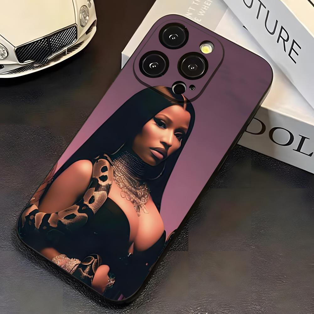 Custodia per telefono N-Nicki Singer Minaj Per IPhone 17 Pro Max 16 15 14 Pro Max 13 11 X Xs Xr 8 7Plus Copertura in Silicone