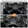 For Mercedes Benz W201 E Class 2009 2010 2011 2012 2013 Steering Wheel Panel Sticker Cover Trim Styling Interior Accessories