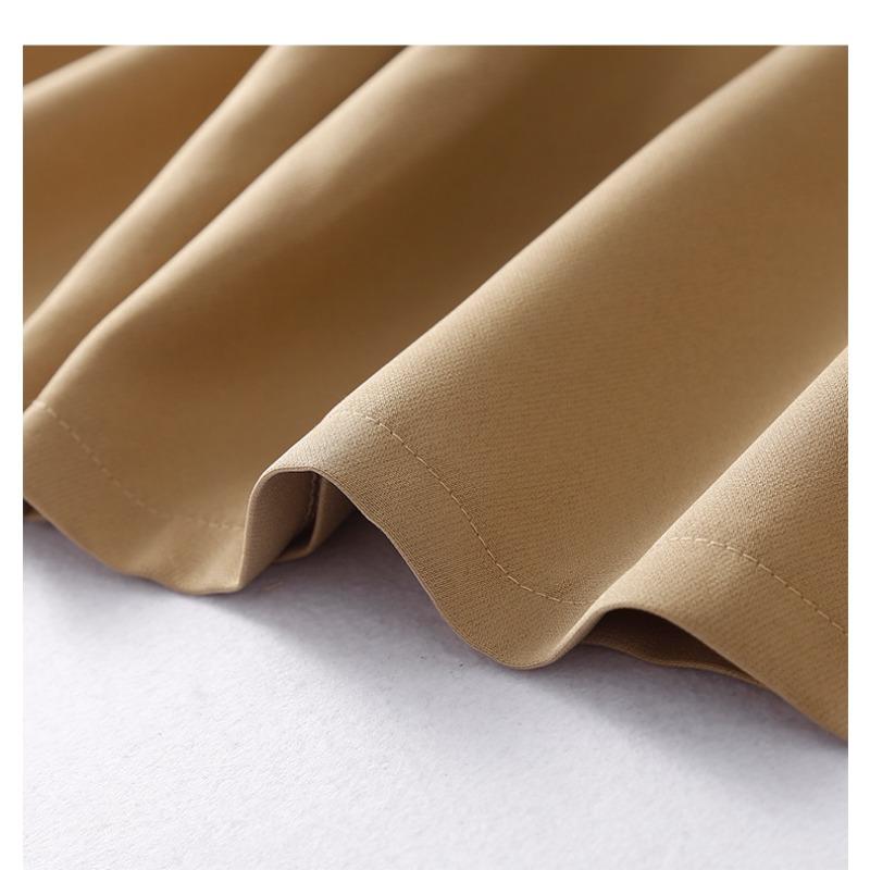 Summer Solid Color Wide Leg Suit Shorts Women's Five Quarter Pants