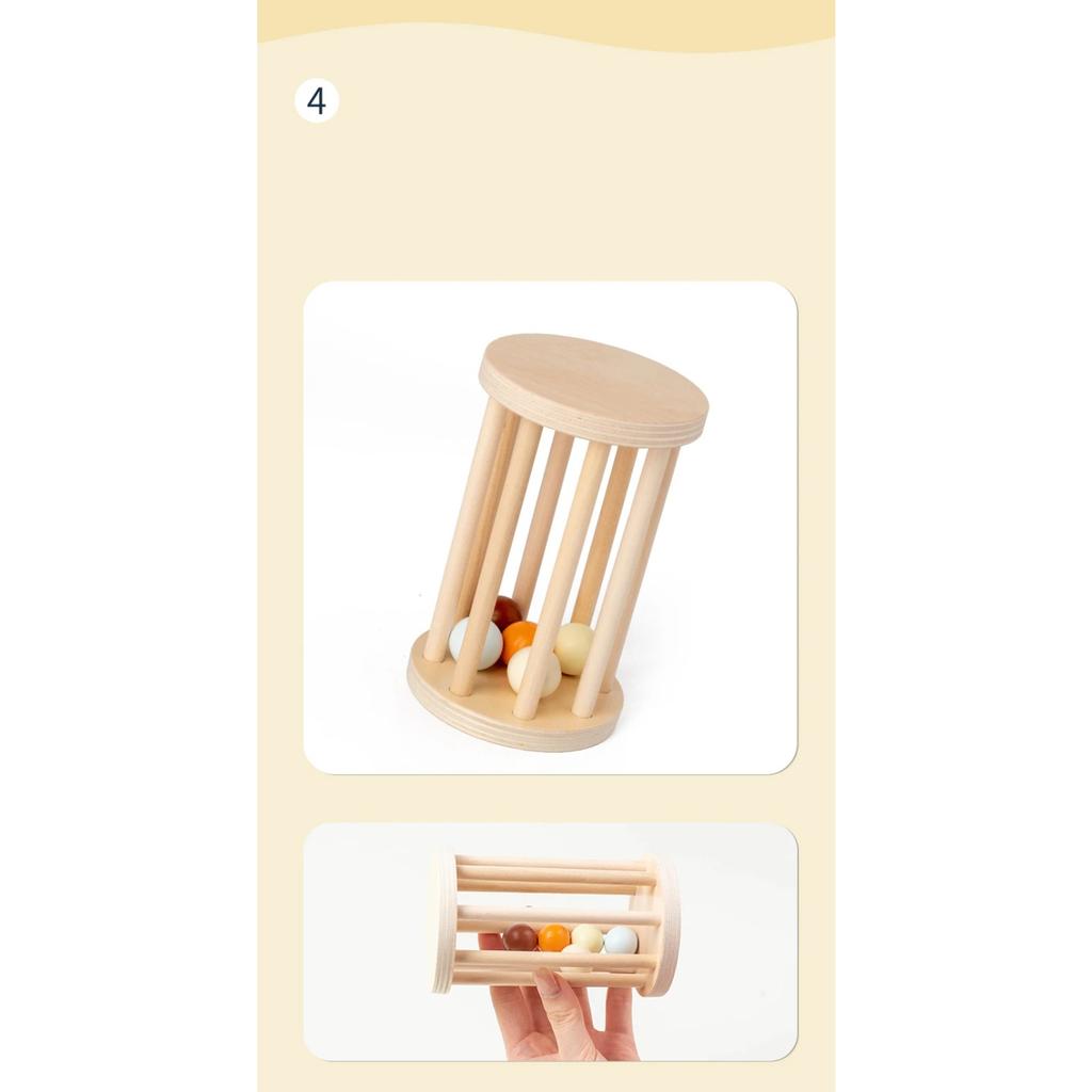 1set Toddlers Early Education Gift Castanet Sand Hammer Tambourine Kindergarten Orff Percussion Instrument Musical Toys for Baby