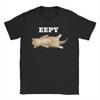 Women T-Shirt Eepy Cat Sleepy Cat Meme Awesome Tee Shirt Short Sleeve  T Shirts Round Neck Clothing Gift Idea 2025