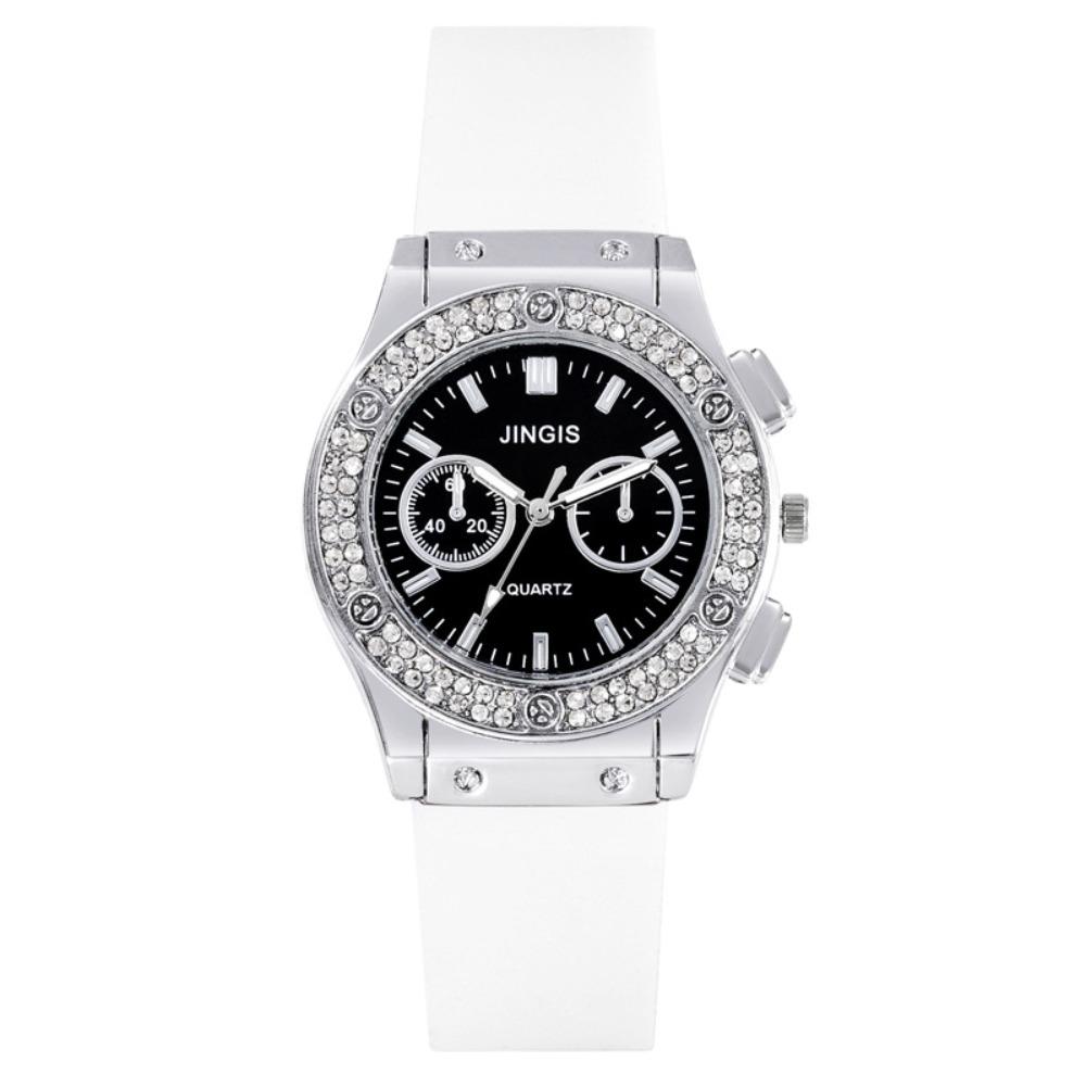 Mode Freizeit Uhren Verstellbar Einfach Armbanduhren Silikonarmband Quarz Uhr Sport