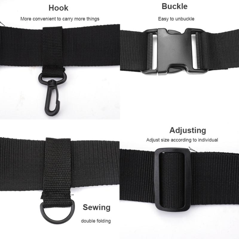 Plastic Wader Adjustable Fishing Rod Holsters with Poles Inserter for Casting Reel Waist Wading Belt Fishing Tackle Tool