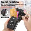 Retro Leather Ring Wallet Case with Card Holder Phone Case for Samsung Galaxy Z Fold 7 6 5 4 3 Fold7 Fold6 Protective Cover