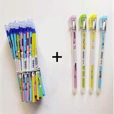 Erasable Pen Set Cartoon Erasable Ink Children Students Writing Tools 0.5mm Gel Erasable Pen Office Stationery