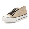 Summer canvas shoes new women's one-pedal round head lace-up non-slip thick-soled casual board shoes