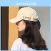 Versatile Baseball White Cap For Women Men Ins Korean Style Face Hat Slimming