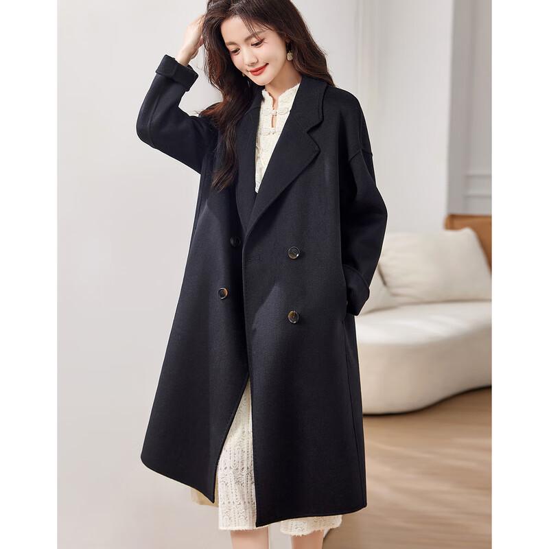 Years Like Water Women's Elegant Wool Blend Coat