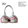 Borsa a Spalla Estetica di Nicchia a Pois a Forma di Reggiseno per Donna, Pelle PU Creativa con Compatto Spazio di Archiviazione Stratificato, Tracolla Regolabile, Moda
