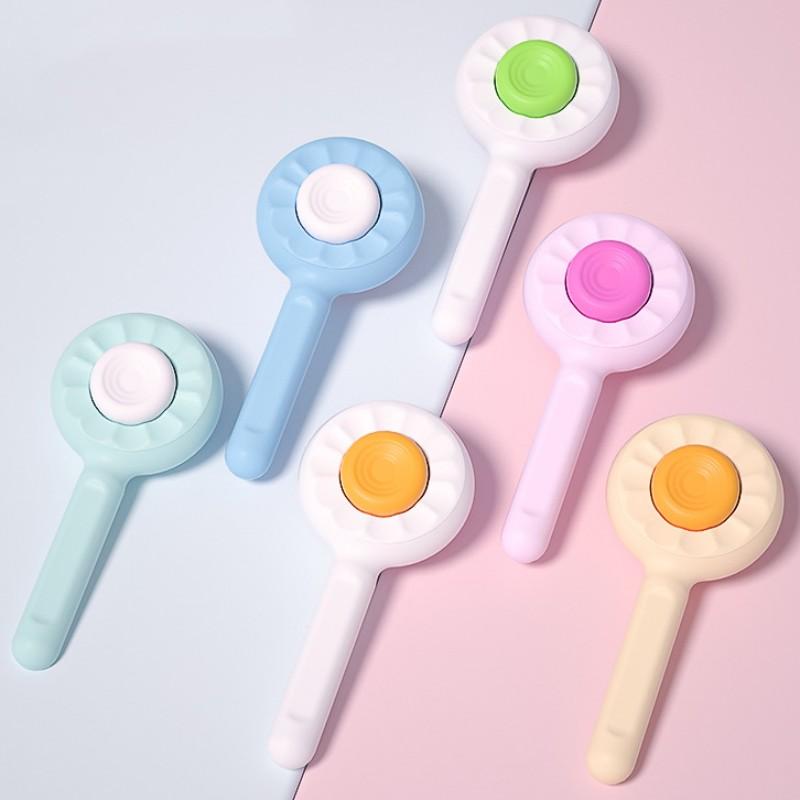 Dog Comb One-click Pet Hair Remover Self Cleaning Dogs Brush Massage Cat Brush Dog Grooming Dogs Hair Comb Pet Accessories Combs
