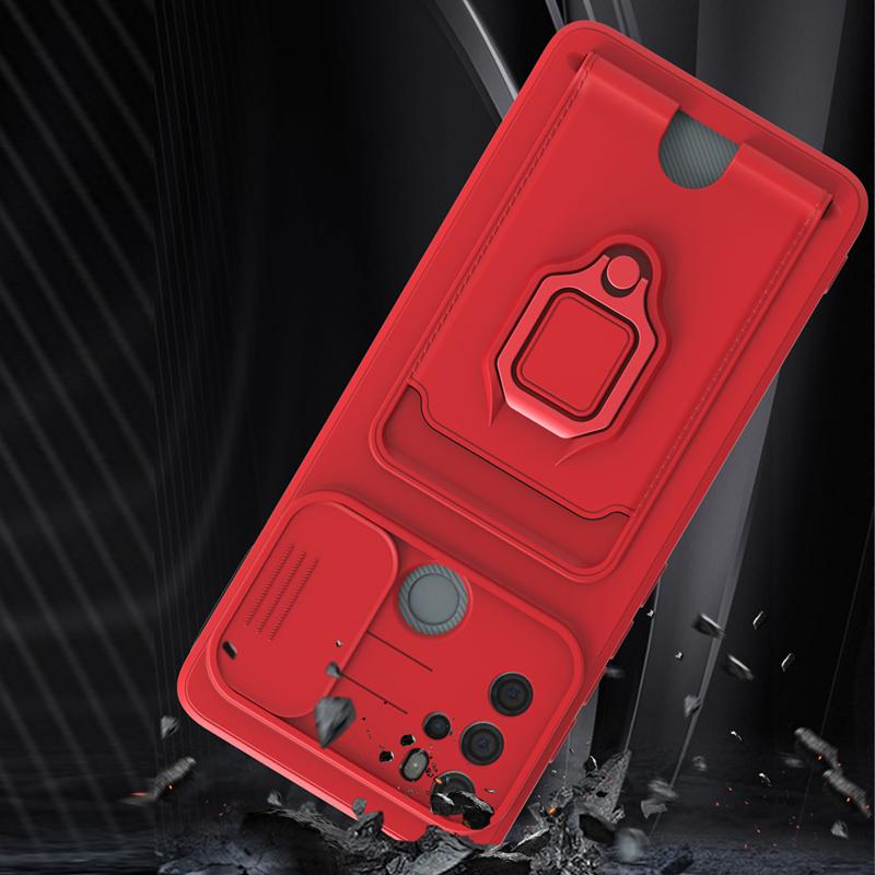 Для Motorola Moto G60S Мягкий силиконовый чехол для телефона для тяжелых  условий эксплуатации для Moto G10 G20 G30 G9 E7 Слот для карты питания  Магнитный кольцевой стенд Для телефона Крышка Capa купить