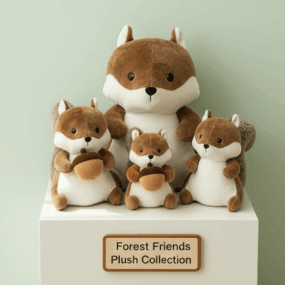 Realistic Squirrel Plush Toy Animal Squirrel Stuffed Toy Lovely Squirrel Plush Doll Girls