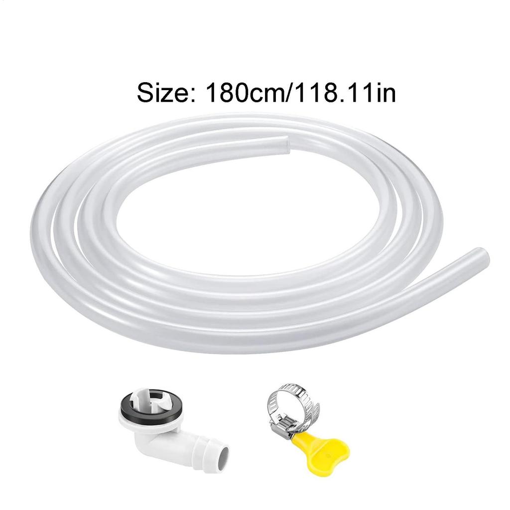 Air Conditioner Drain Hose Peristaltic Pump Tube 12MM Flexible Leakproof Transparent Air Conditioner Drainpipe Repair Tool