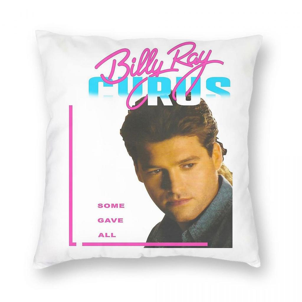 Billy Ray Cyrus Achy Breaky Heart Tour Square Pillowcase Polyester Linen Velvet Creative Zip Decor Pillow Sofa Cushion Cover