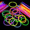Luminous Multicolors Glow Stick Bendable Fluorescence Sticks Glowing Bracelets DIY Necklace with Connector for Party Decor Gifts