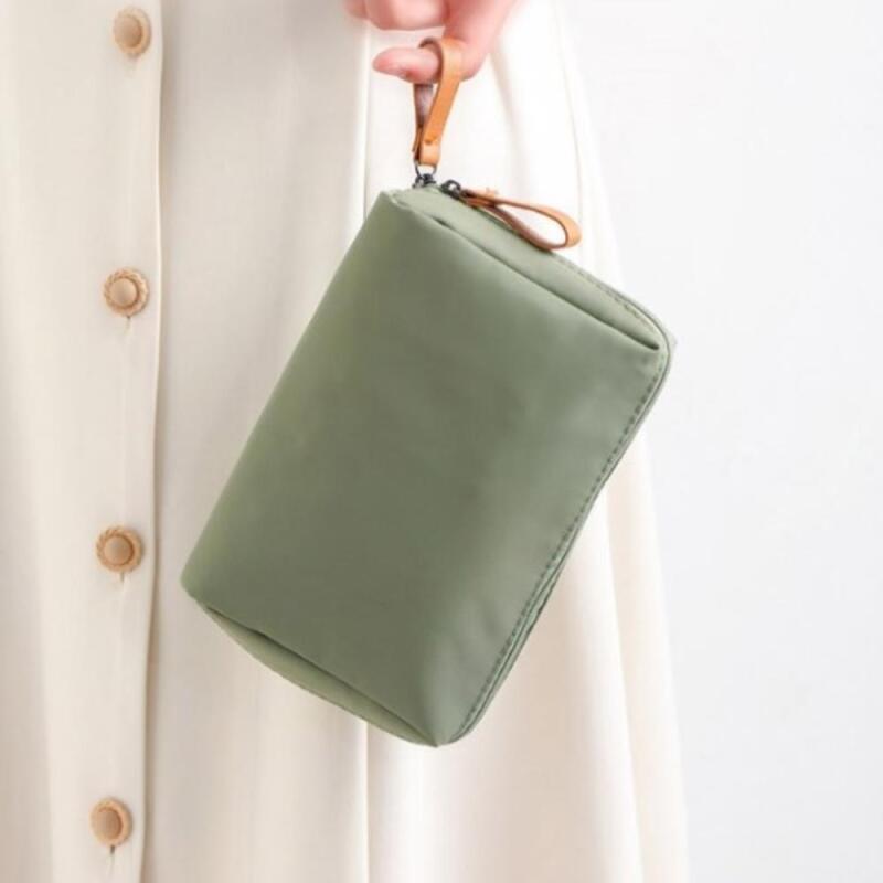 Женская дорожная косметичка с отдельным хранением, мини-сумка Khaki