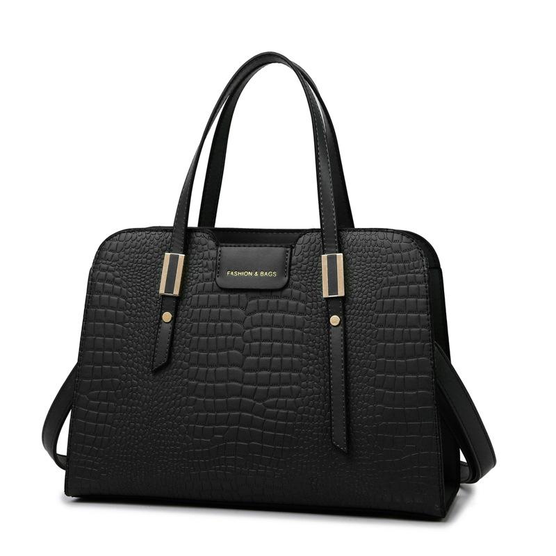 Women’s Handbag Set Embossed PU Leather Tote Shoulder Crossbody Top Handle Bags