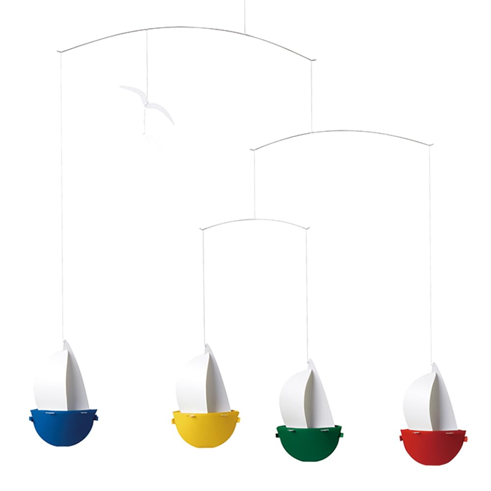 

[Officially Imported] Flenstedt Mobile, Interior Ornament, Scandinavian Vehicle, Sale Fan, FSM130124, with Presentation Box, Baby Goods, Gift