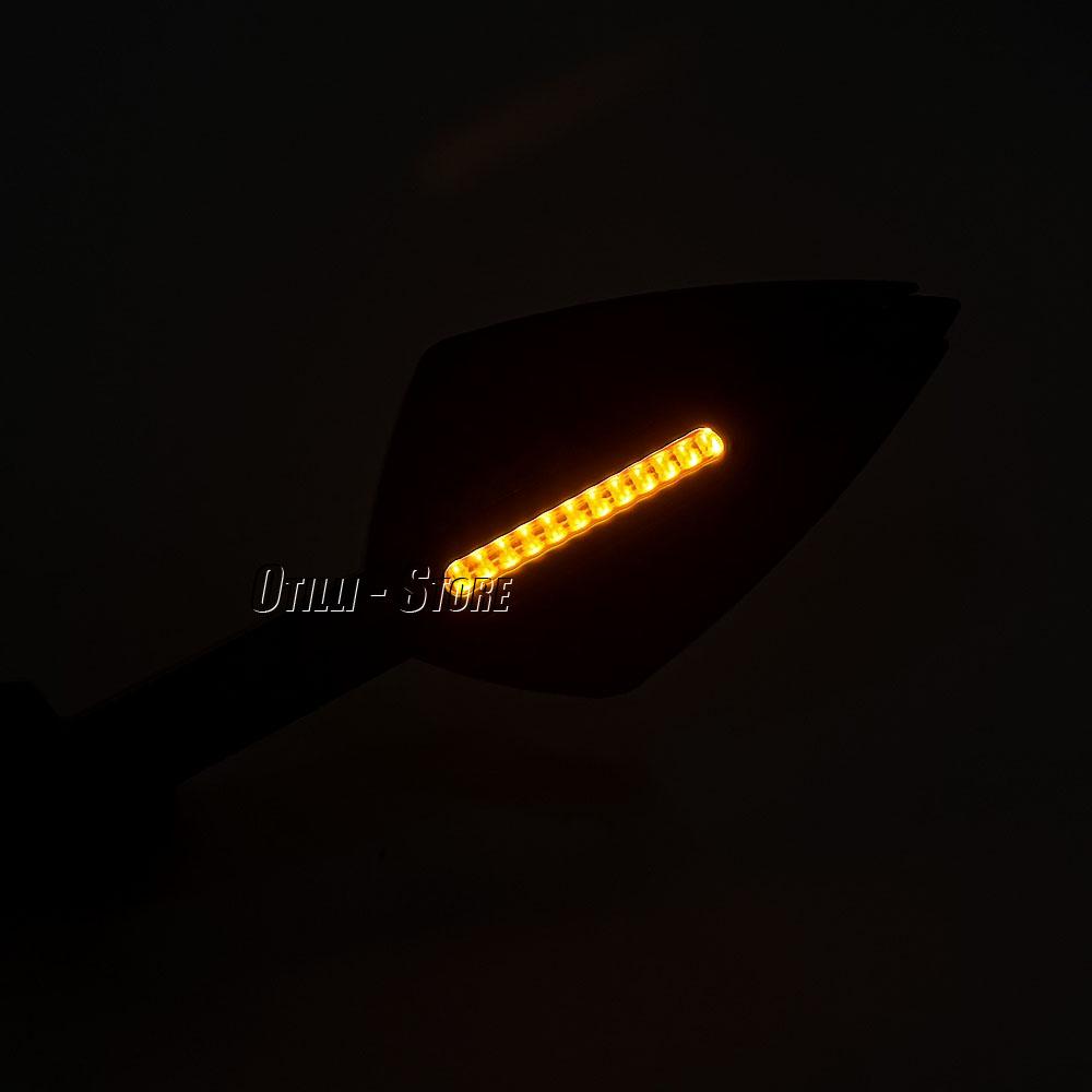 Motorcycle LED Rearview MIrror with LED Turn Signal Light Side Mirrors For BMW S 1000 RR S1000 RR S1000RR 2019-2025