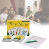 Play Nine English Version Card Game Engaging Family Gathering Golf Style Fun