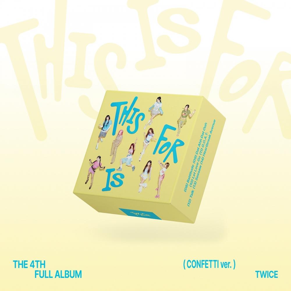 Twice   ThIs Is For   4th Full Album  Confetti Ver.