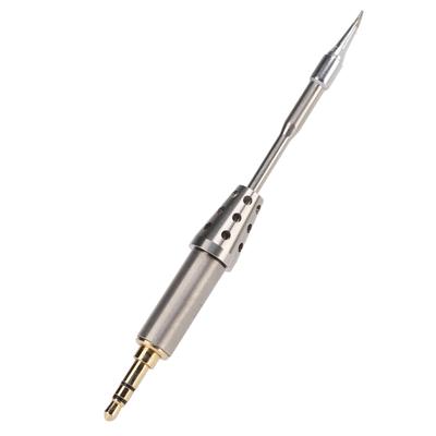 Soldering Iron Tip 300℃360℃ High Temperature Resistant Soldering Head Replacement for TS80 Model(TSJ02 106mm )