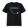 I Had Potential Funny Physics Science T Shirt Vintage Washed Unisex Comfortable Breathable Stylish Casual Slightly Versatile