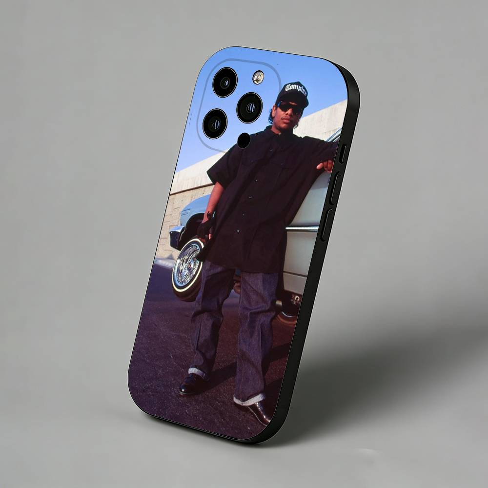 Rapper E-Eazy E Slim Back Phone Case for iPhone 17 Air 16 Pro Max 16e 15 Plus 14 13 Mini 12 11 Protective Cover