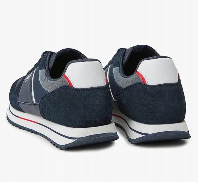 Pepe Jeans Navy Blue Men's Sports Shoes With Natural Leather 45 Awe